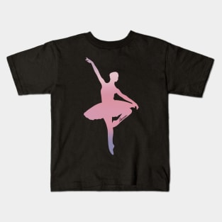 Classical Dancer Pink Tones Kids T-Shirt